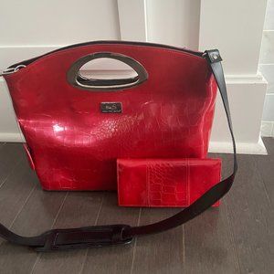 Beijo Top Handle Bag with Cross Body Strap & Matching Wallet